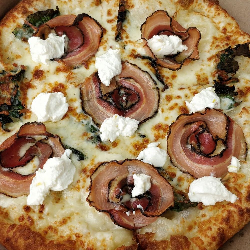Blondie’s Pizza - Sunnydale Prom Queen (no sauce) Hot and honey dipping sauce - Pizza Near Me - Mississauga, Ontario Blondie’s Pizza - Sunnydale Prom Queen (no sauce) Hot and honey dipping sauce - Pizza Near Me - Mississauga, Ontario
