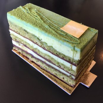 Masse's Pastries - Matcha Opera Cake - Lunar New Year Special $6 - Bakeries Near Me - Berkeley, California