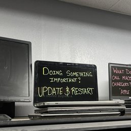 Fun decorated computers to smash