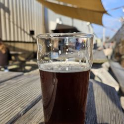 Shaidzon Beer Company - West Kingston 12 Brown Ale on a splendid November afternoon!