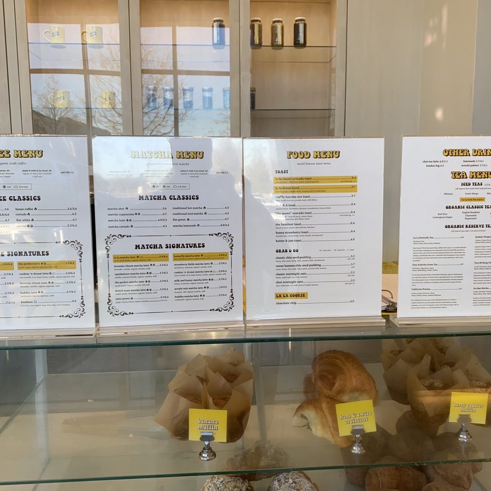 La La Land - Menu - Coffee & Tea Near Me - Addison, Texas La La Land - Menu - Coffee & Tea Near Me - Addison, Texas