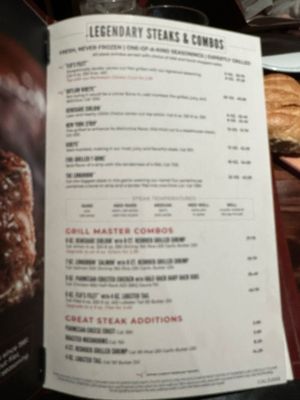 Menu photo 3 LongHorn Steakhouse Redlands, CA