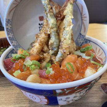 Tendon Kohaku - Sashimi Tendon Set - Japanese Near Me - Bellevue, Washington