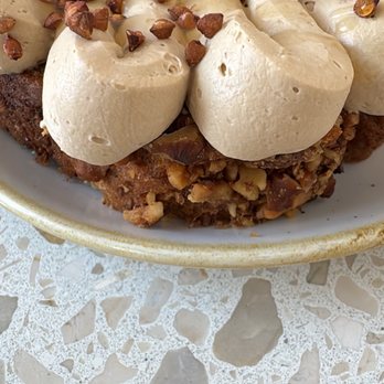 Two Hands - GF Banana Walnut Bread with Espresso Mascarpone - Cafes Near Me - Brooklyn, New York Two Hands - GF Banana Walnut Bread with Espresso Mascarpone - Cafes Near Me - Brooklyn, New York