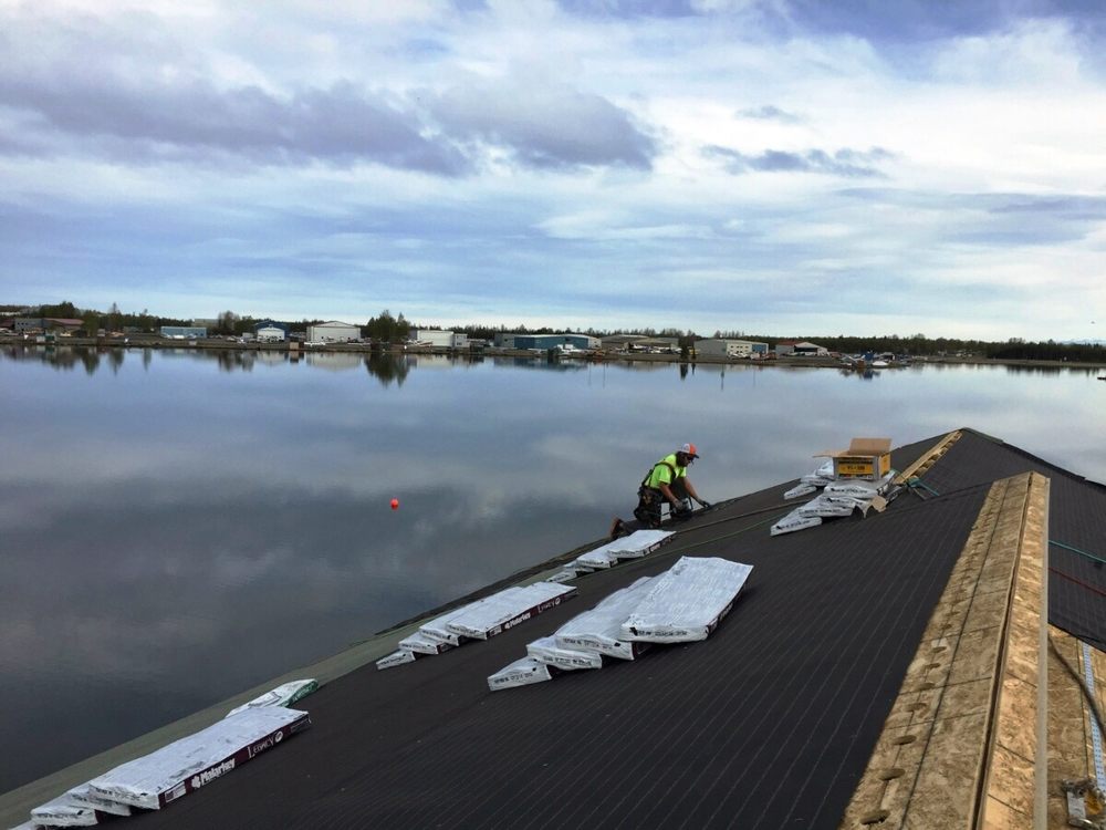 Slide of Rain Proof Roofing