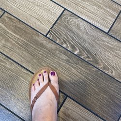 Polished Nail Spa - Pedicure results from today's visit!