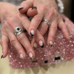 Belterra Nails Spa - Zoe did my nails for Halloween cheetah style with the best gel builder, it's better for your nails, I've never had so much fun