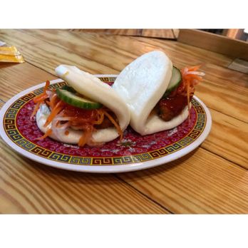 Mecha Noodle Bar - KFC buns were AMAZING! Not too spicy, with the right amount of crunch from the veggies. The steamed buns were pillowy and perfect - Ramen Near Me - Fairfield, Connecticut