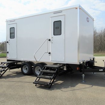 VIP Rentals - Exterior of portable restroom - Portable Toilet Services Near Me