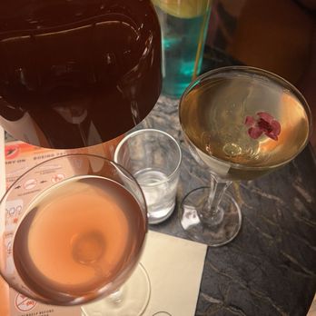 Carry On - Blue Hawaiian and Pink Squirrel - Cocktail Bars Near Me - Phoenix, Arizona