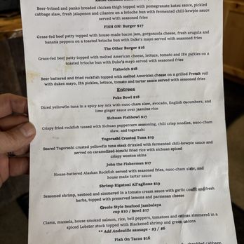 Fish On - Menu #1 - Seafood Near Me - Rathdrum, Idaho