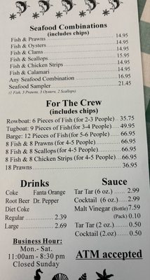 Menu photo 2 Tugboat Fish and Chips 6 Sacramento, CA Menu photo 2 Tugboat Fish and Chips 6 Sacramento, CA