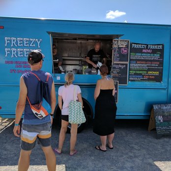 Freezy Freeze - people ordering food from a food truck - Food Trucks Near Me Freezy Freeze - people ordering food from a food truck - Food Trucks Near Me