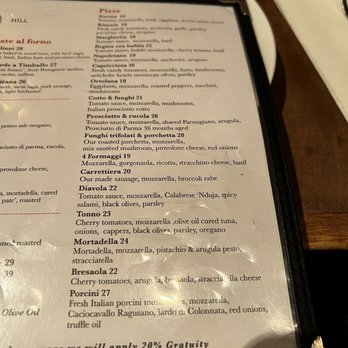 Norma - Pizze Menu - Pizza Near Me - New York, New York