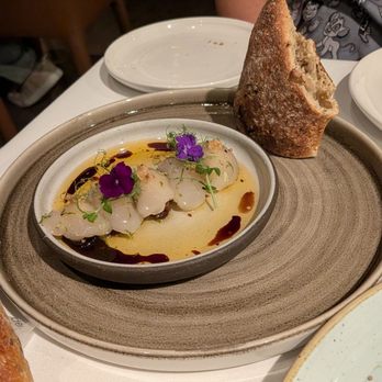 Marché Moderne - Scallop Crudo - French Near Me - Newport Beach, California