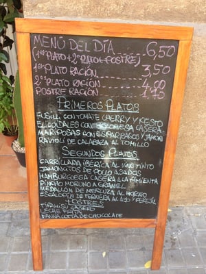 Menu photo 3 La Braseria Valencia, V Menu photo 3 La Braseria Valencia, V