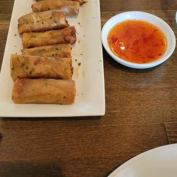 Patis & Toyo - Lumpia Shanghai (piece that fell on table was removed) - Filipino Near Me - Katy, Texas Patis & Toyo - Lumpia Shanghai (piece that fell on table was removed) - Filipino Near Me - Katy, Texas