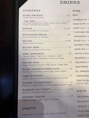 Menu photo 3 The Merc Saratoga Springs, NY Menu photo 3 The Merc Saratoga Springs, NY