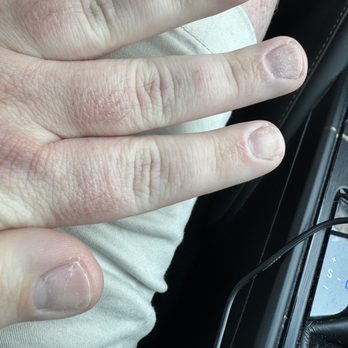 The nail Room - Was supposed to have buff and shine but entirely scratched! - Nail Salons Near Me - Knoxville, Tennessee