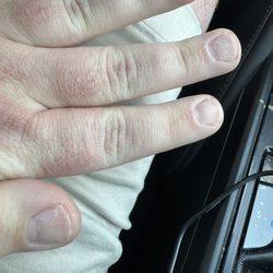 The nail Room - Was supposed to have buff and shine but entirely scratched!