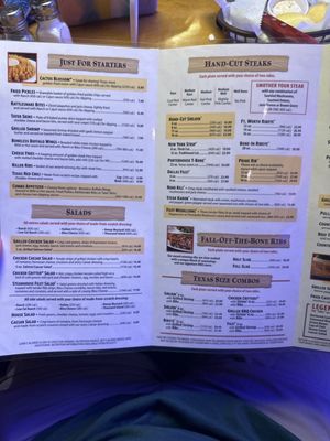 Menu photo 4 Texas Roadhouse Ocala, FL