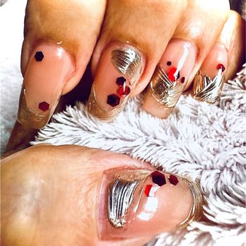 Azure Nail Spa Suite - Gel x nails with fabulous nail design - Nail Salons Near Me - Huntington Beach, California