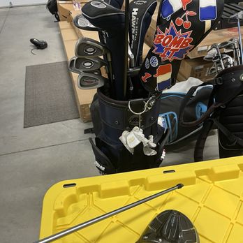 The Tee Box - The driver Aaron broke that we recently bought from him that almost caused harm - Golf Equipment Near Me - Billings, Montana The Tee Box - The driver Aaron broke that we recently bought from him that almost caused harm - Golf Equipment Near Me - Billings, Montana