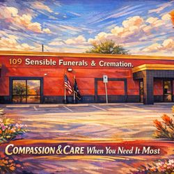 Sensible Funerals & Cremation - Artwork of new painted exterior