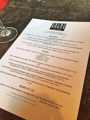 Menu photo 1 The Print House London, XGL