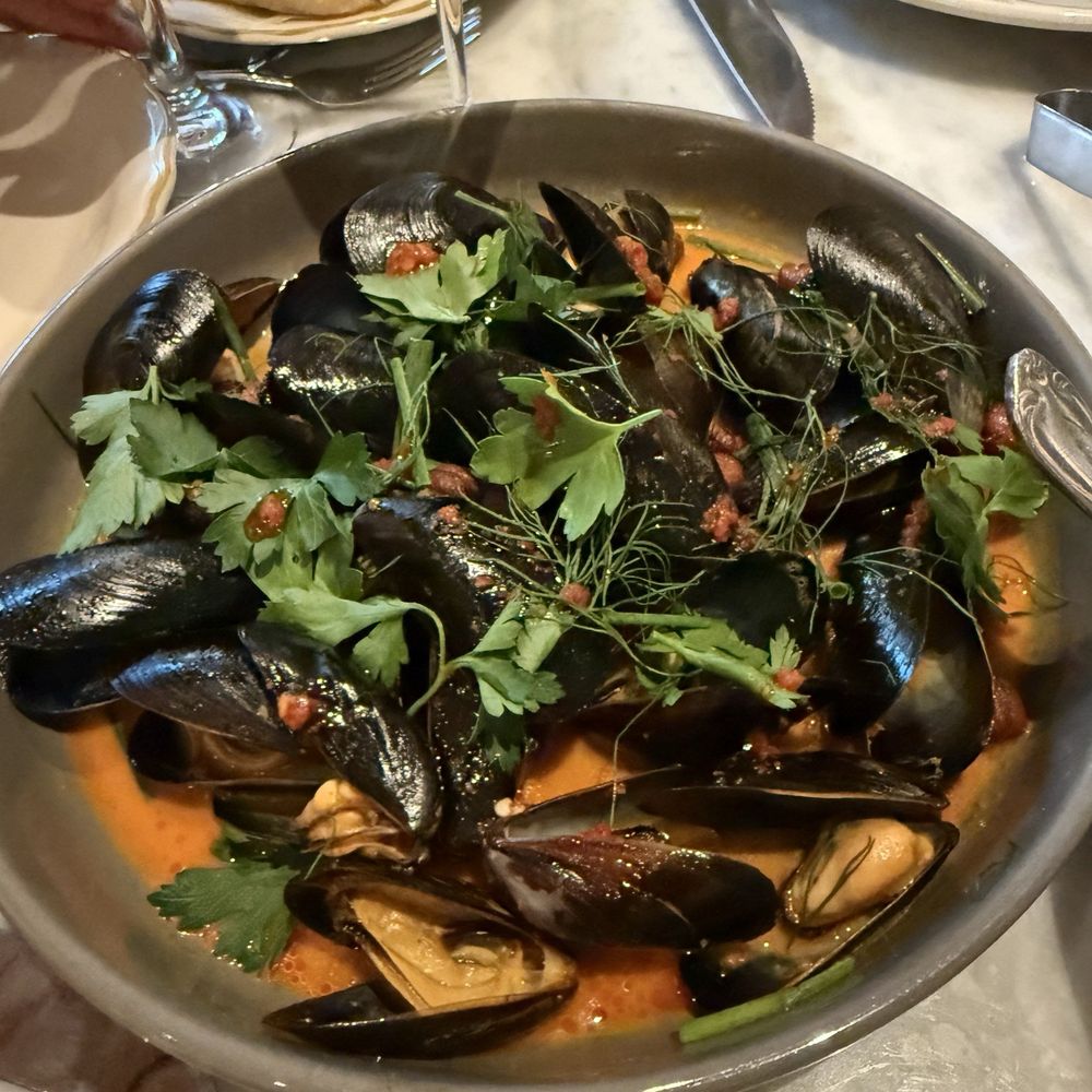 The mussels are excellent. The mussels are excellent.