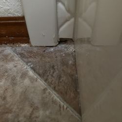 Jacuzzi Bath Remodel of Portland - Poorly cut walls with little to no water damage protection in place (caulking)