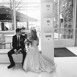 Ask For the Moon Events - Thanks to AFTM, I got to relax with a glass of champagne and my new husband.