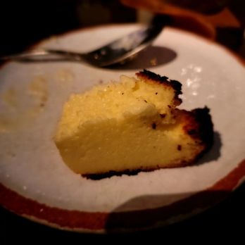 Salinas - Pastel de queso vasco aka Basque burnt cheesecake. Tasty. A bit smaller but nice textures - Spanish Near Me - New York, New York