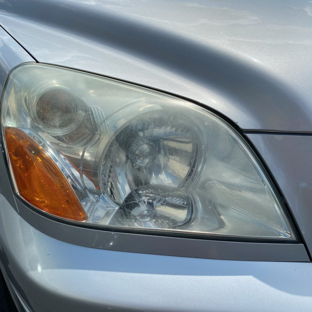 Clearly Better Headlights - Passenger side before - Auto Repair Near Me Clearly Better Headlights - Passenger side before - Auto Repair Near Me