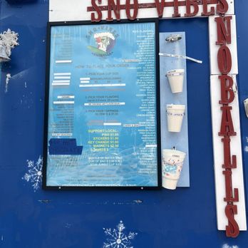 Sno Vibes Snoballs - Shaved Ice Near Me - Jacksonville, Florida