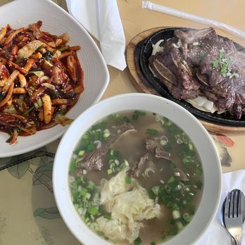 Panda Korea - Stir fried Squid, la Galbi, and short rib soup - Chinese Near Me - Longview, Texas Panda Korea - Stir fried Squid, la Galbi, and short rib soup - Chinese Near Me - Longview, Texas
