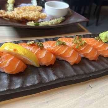 Nozomi - Salmon nigiri - Sushi Bars Near Me - Denver, Colorado Nozomi - Salmon nigiri - Sushi Bars Near Me - Denver, Colorado