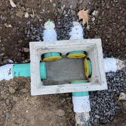 LaFrance Septic Services - Septic system distribution box installation and repair.
