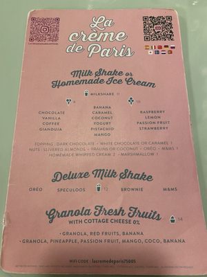 Menu photo 4 La Crème de Paris Paris, 75 Menu photo 4 La Crème de Paris Paris, 75