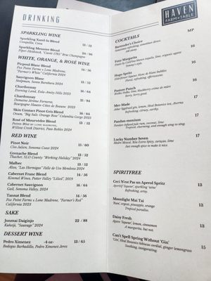 Menu photo 3 Haven Farm + Table Encinitas, CA Menu photo 3 Haven Farm + Table Encinitas, CA