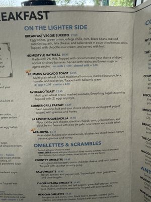 Menu photo 6 The Corner Grill & Bakery Claremont, CA