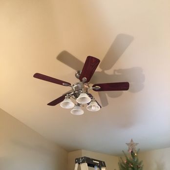 Total Precision Electric - Ceiling fan install for the win. - Electricians Near Me Total Precision Electric - Ceiling fan install for the win. - Electricians Near Me