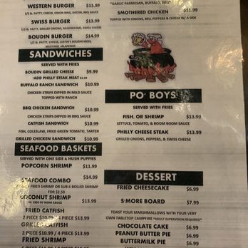Salt Lickers - Menu - Cajun/Creole Near Me - Grand Saline, Texas