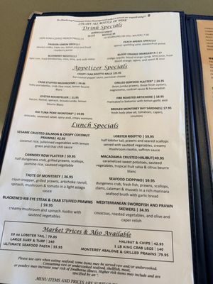 Menu photo 1 The Fish Hopper Monterey, CA Menu photo 1 The Fish Hopper Monterey, CA