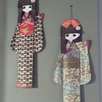 Mr Tokyo - Girl's Day dolls in stylized kimonos. - Japanese Near Me - Albuquerque, New Mexico
