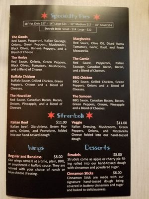 Menu photo 5 Fat Chris's Pizza and Such Chicago, IL Menu photo 5 Fat Chris's Pizza and Such Chicago, IL