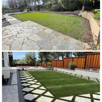 Golden Sky Landscape - Before and after - Landscaping Near Me - San Jose, California