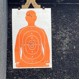 Indoor range after the class.