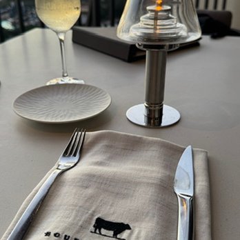 Bourbon Steak Orange County - Table set-up - Steakhouses Near Me - Dana Point, California Bourbon Steak Orange County - Table set-up - Steakhouses Near Me - Dana Point, California