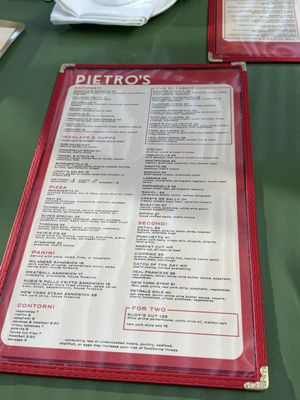 Menu photo 1 Pietro's Lodi, CA